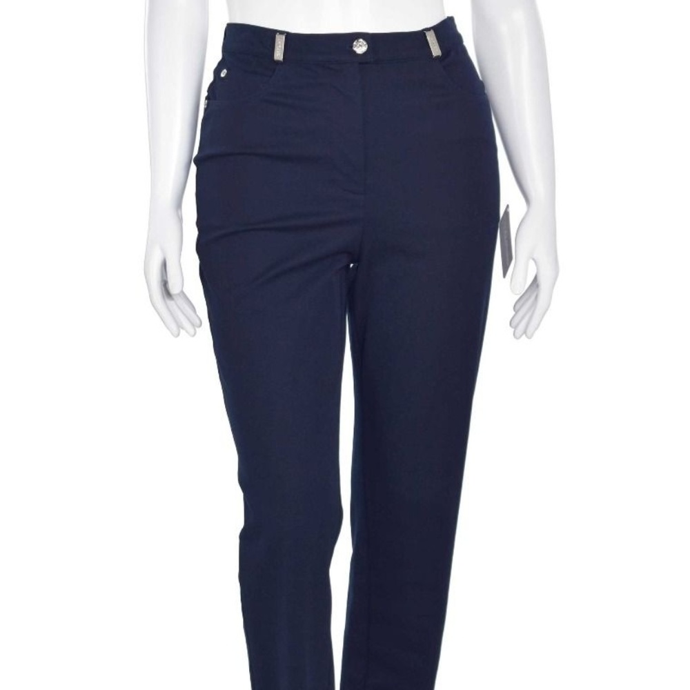 $495- St. John Sport By Marie Gray Jeans Pants 10